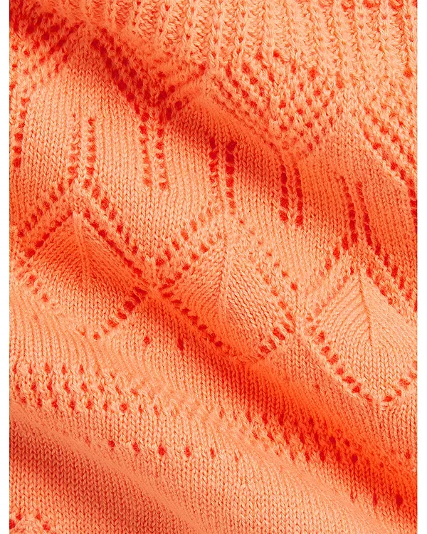 Платье-Свитер из хлопка ажурной вязки - для малыша Ralph Lauren, Red — фото 3