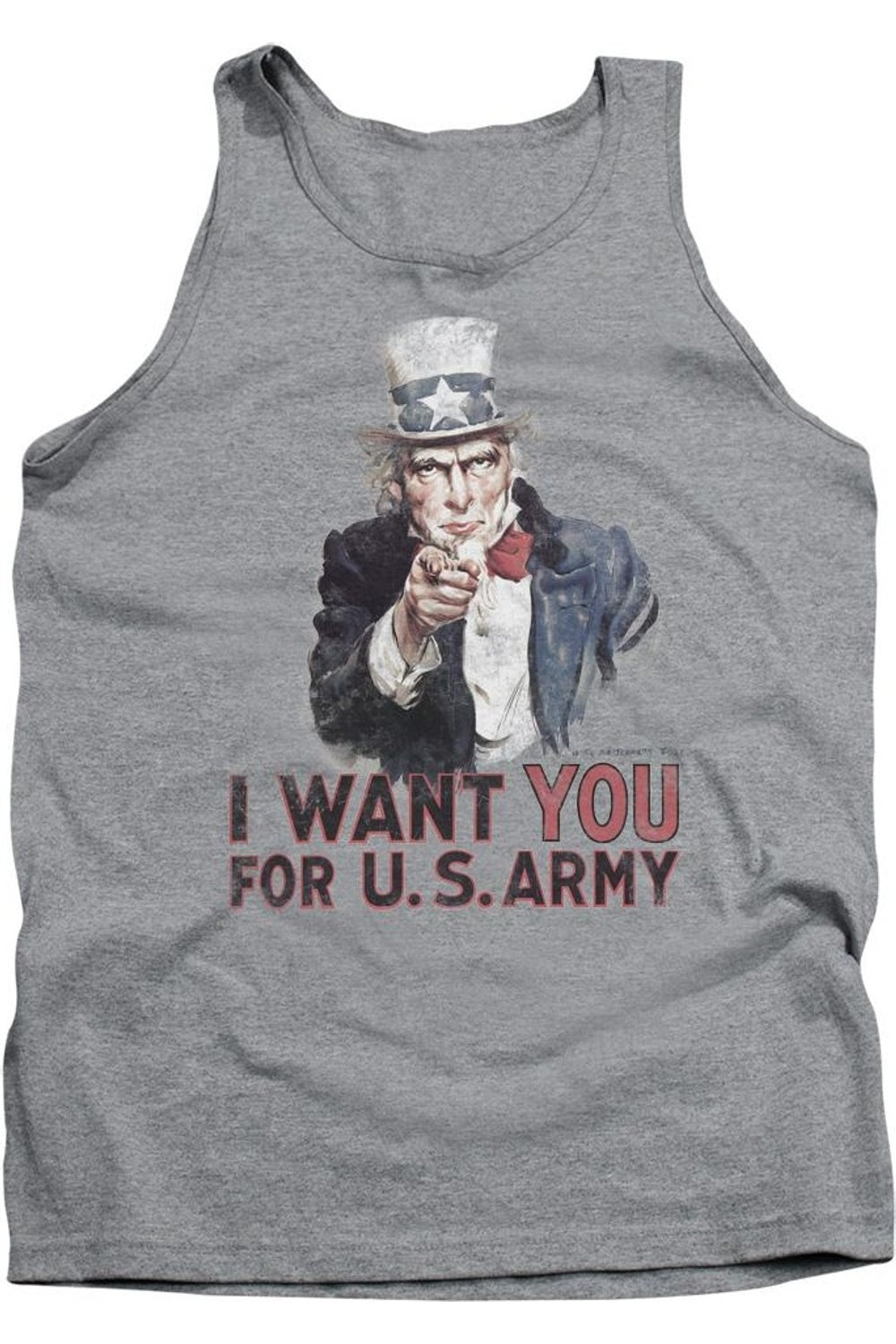 

Армия США I Want You мужская майка Gildan, цвет athletic heather