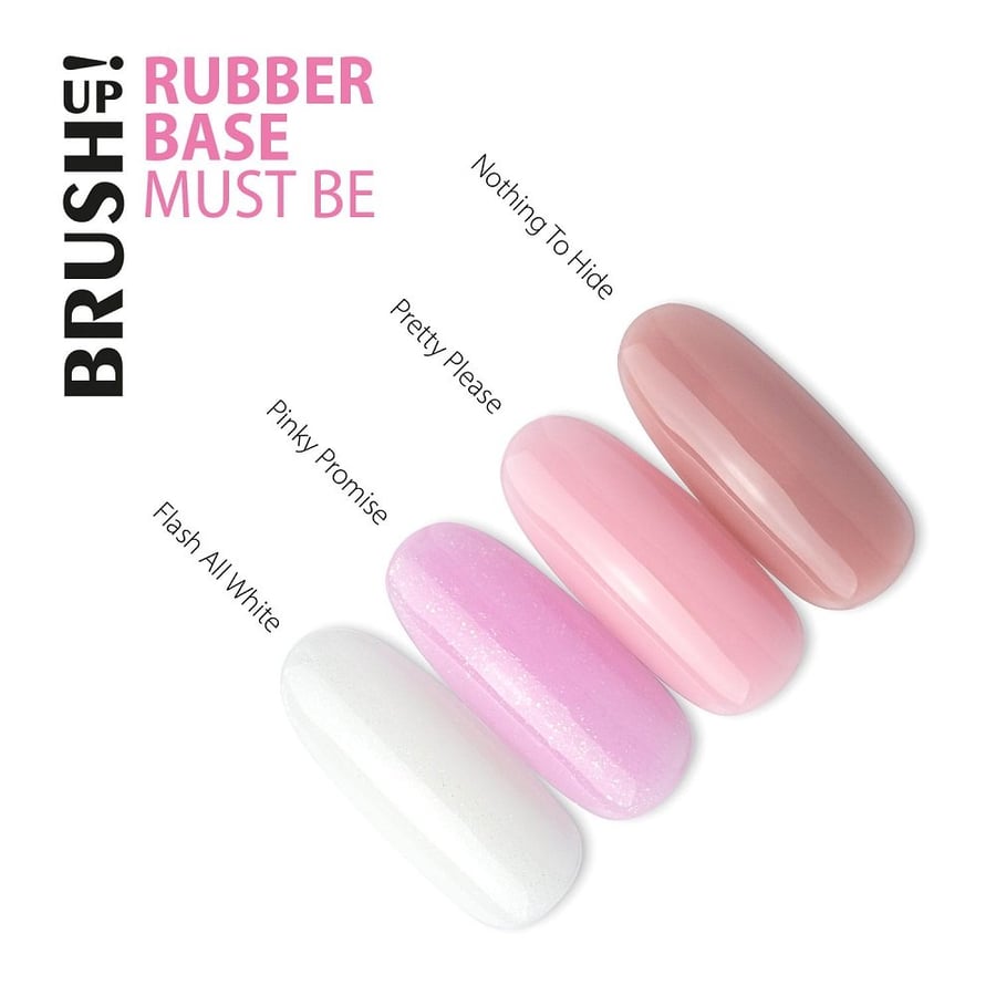 BrushUp!, гибридная база для ногтей на резиновой основе Pinky Promise 5 г — фото 2
