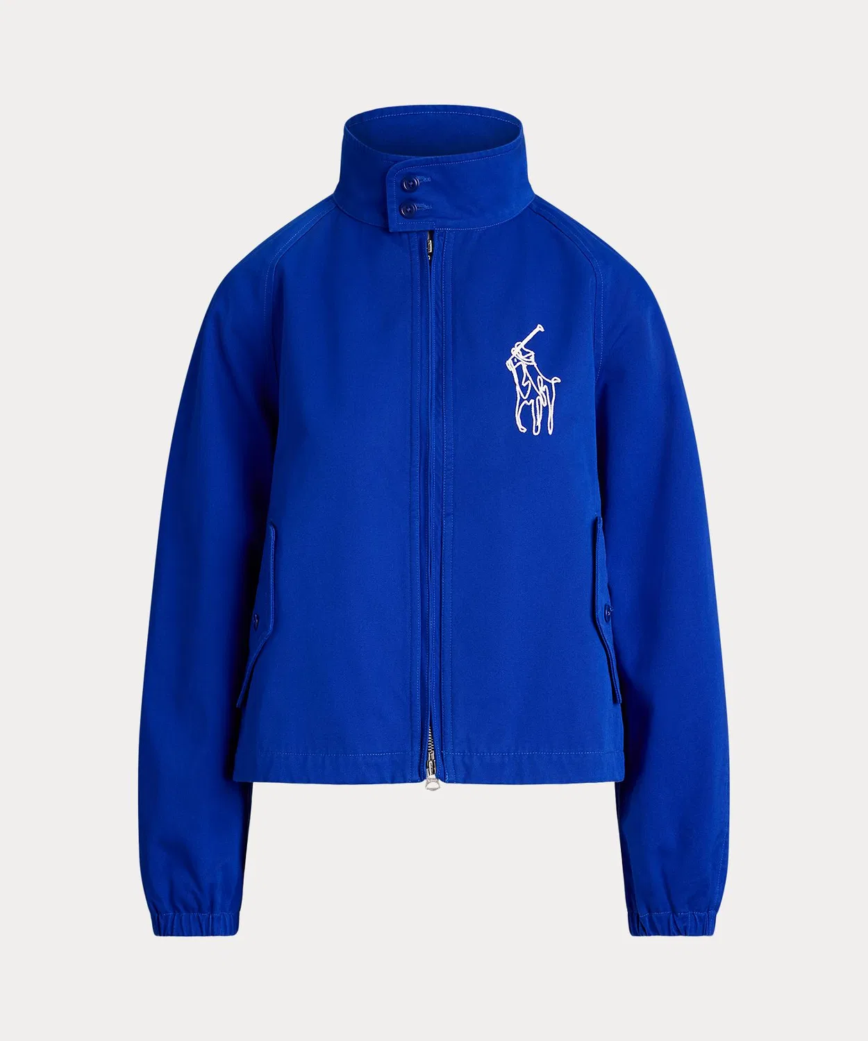 Жакет с вышивкой Ralph Lauren хлопковый, синий — фото 2