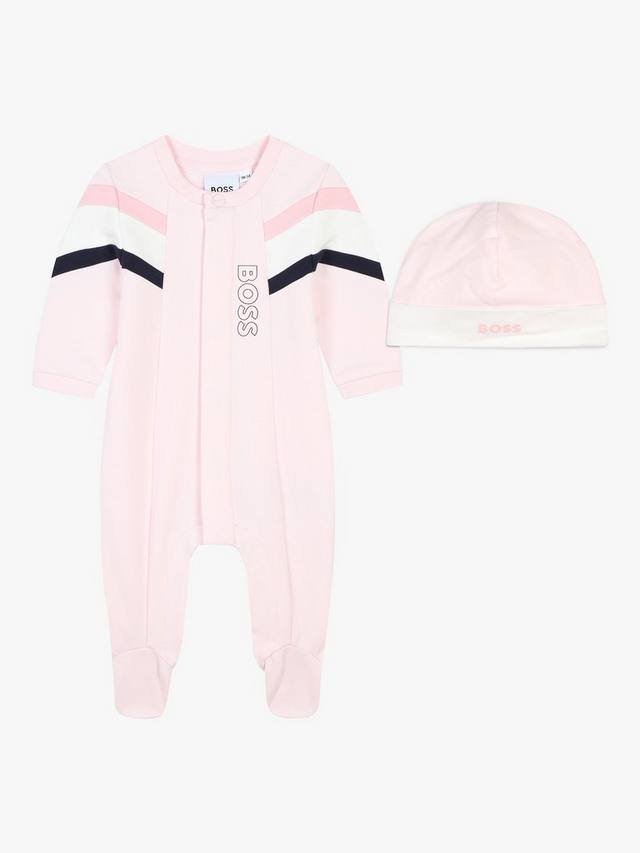 

Комплект боди и шапочки BOSS Baby HUGO BOSS, Pink Pale