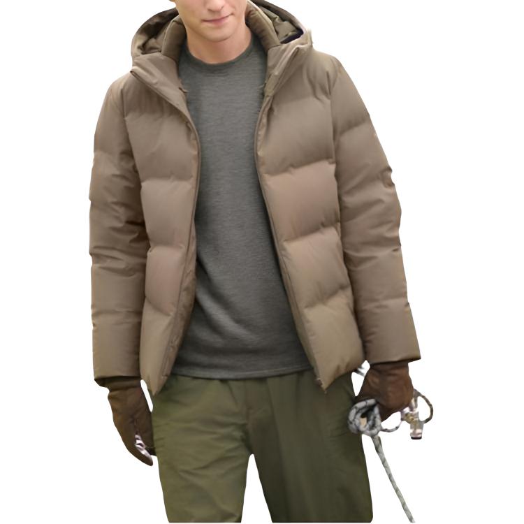 

Пуховая куртка Seamless Down Collection для мужчин Uniqlo, chestnut