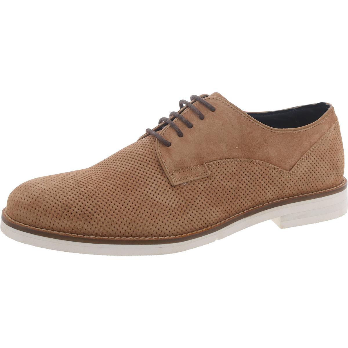 

Provee мужские замшевые туфли дерби на шнуровке Steve Madden, цвет cognac suede