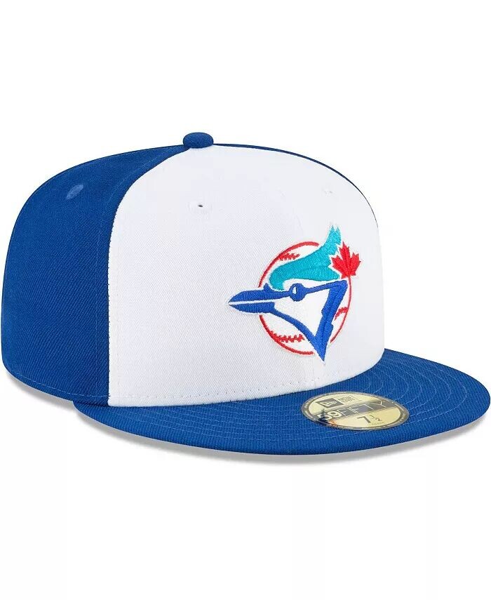 

Мужская белая шерстяная шапка Toronto Blue Jays Cooperstown Collection 59FIFTY Fitted Hat New Era