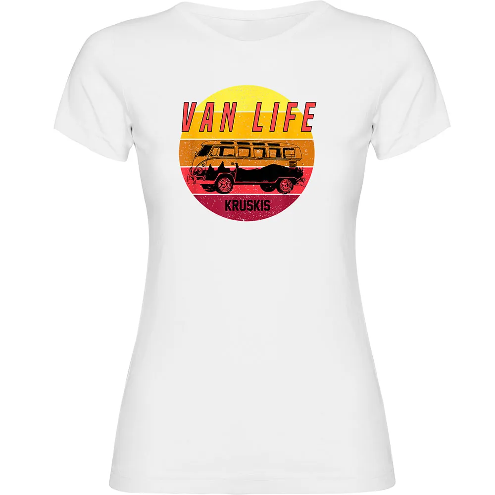 

Футболка с коротким рукавом Kruskis Van Life Sunset, белый