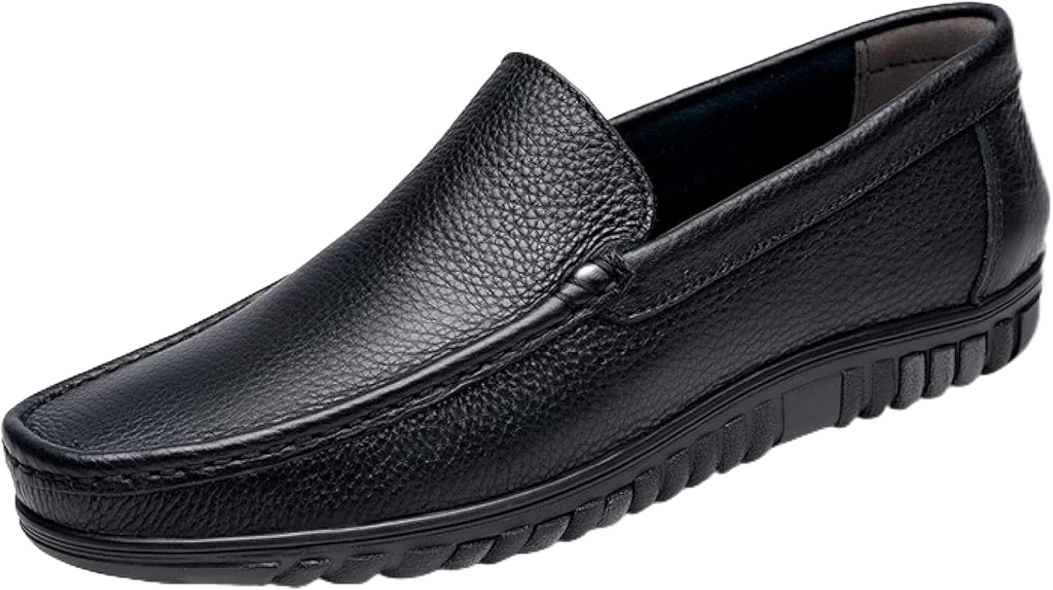 

Мужские кожаные туфли OXCOWNIU, легкие и удобные повседневные туфли, офисные пенни-лоферы, прозрачные лоферы, черный