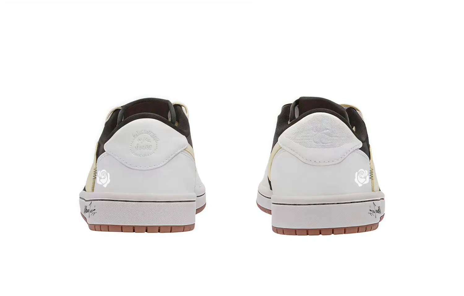 Кроссовки Air 1 Vintage Unisex низкие Jordan, черный/белый — фото 4