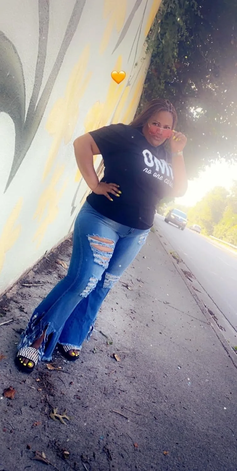 

Джинсы Bell Bottom для женщин Butterfly Vintage с высокой талией и расклешенным низом ZonJie