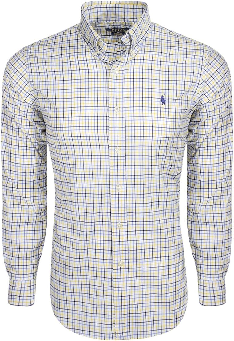 

Polo Ralph Lauren рубашка Classic Fit Buttondown Oxford Performance для мужчин, Navy