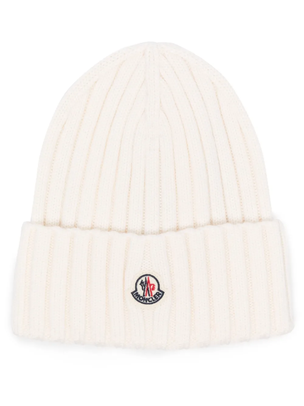 

Шерстяная шапка бини MONCLER, белый