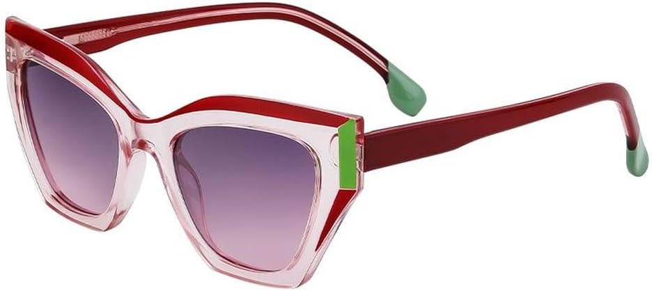 

Солнцезащитные очки в стиле «кошачий глаз» в стиле панк для женщин и мужчин, роскошные классические винтажные солнцезащитные очки четырехугольной формы для женщин LVTFCO, 4