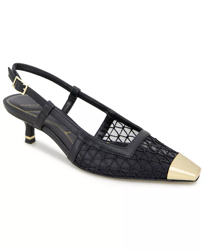 Женские туфли-лодочки Maxine с металлическим носком Kenneth Cole New York, черный