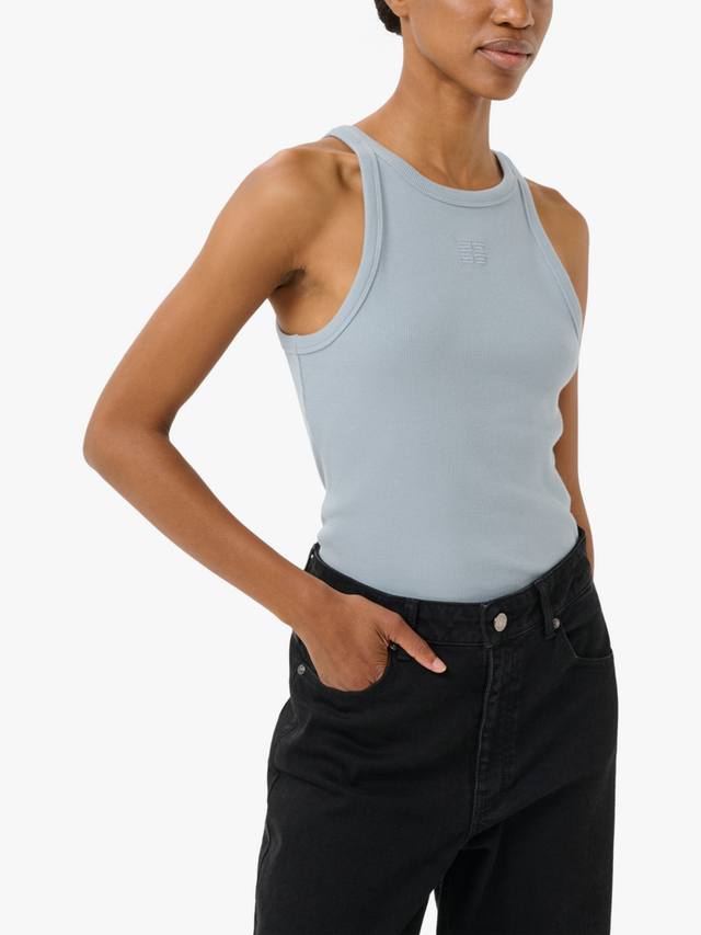 

Футболка GZdrew из хлопкового микса Gestuz, Grey Blue