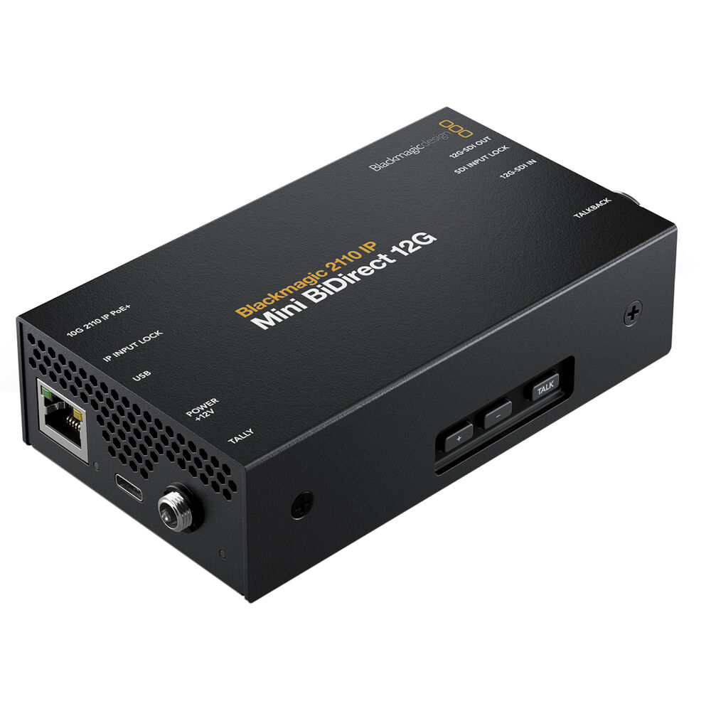 

Blackmagic Design 2110 IP Mini BiDirect 12G конвертер