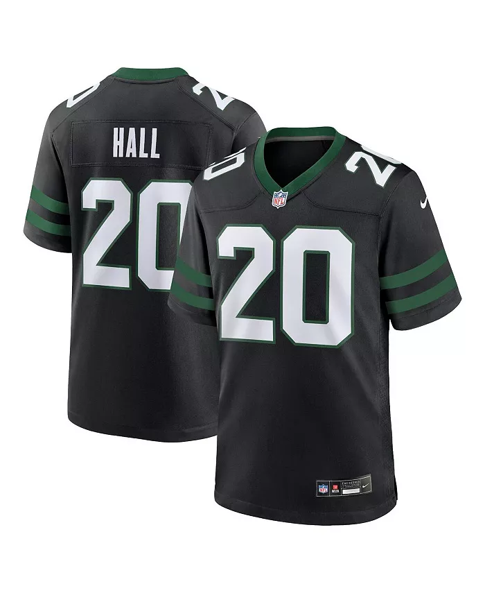 

Футболка Nike Breece Hall Legacy New York Jets для мужчин Fanatics, черный