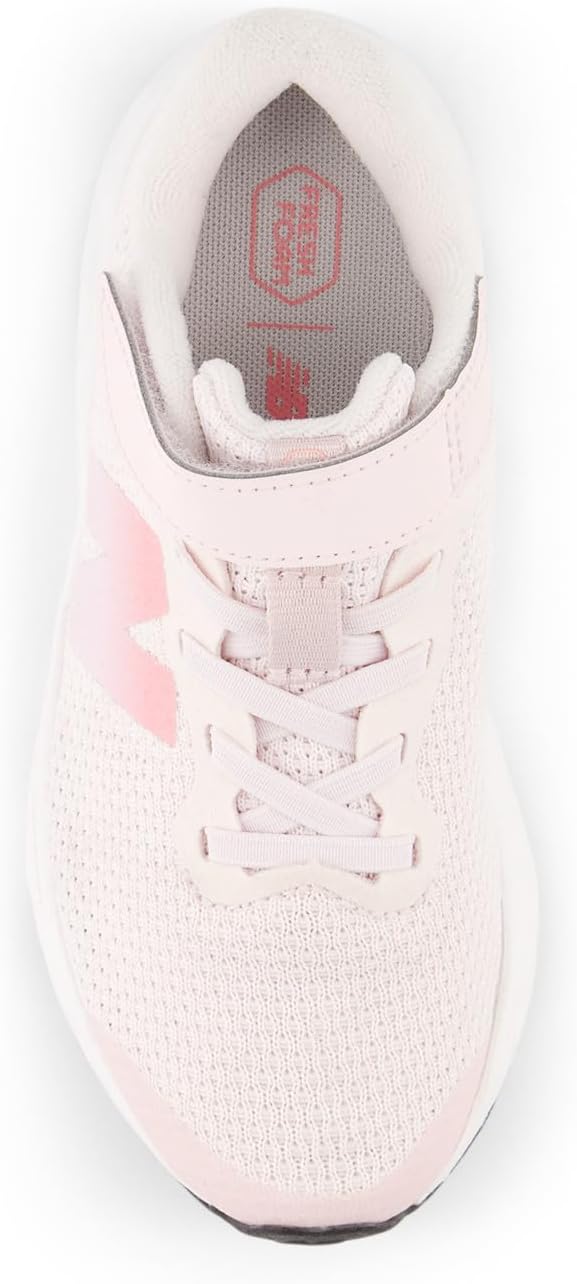 Кроссовки New Balance Unisex-Child Fresh Foam Arishi V4 с шнуровкой, розовый — фото 4