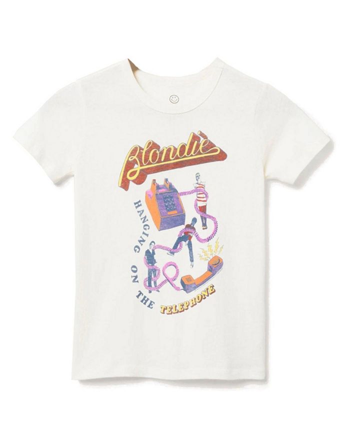 

Унисекс футболка Blondie Hanging On The Telephone — для малышей и детей постарше Junk Food Clothing, белый
