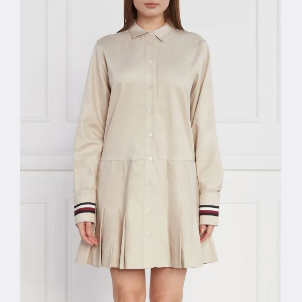 

Короткое платье Ls Global Stp Tommy Hilfiger, бежевый