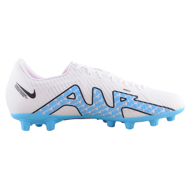 Бутсы мужские Nike Air Zoom Vapor 15 Academy HG белые синие, Белый — фото 2