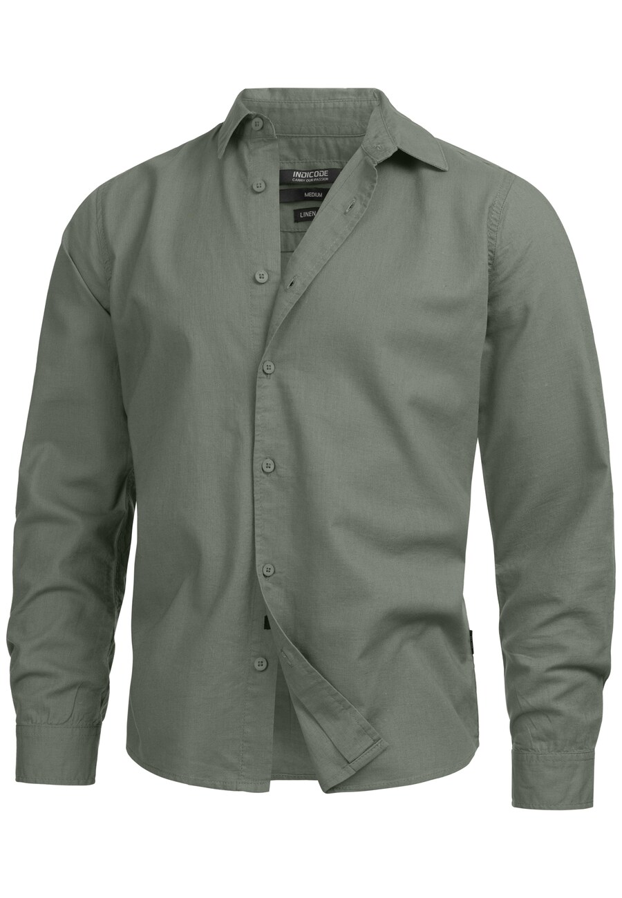 

Рубашка на пуговицах классического кроя INDICODE JEANS, Green