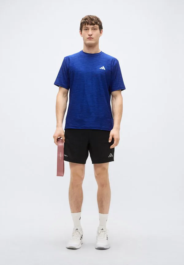 Спортивная футболка первой необходимости для тренировок Adidas Performance, Dark Blue Melange — фото 2
