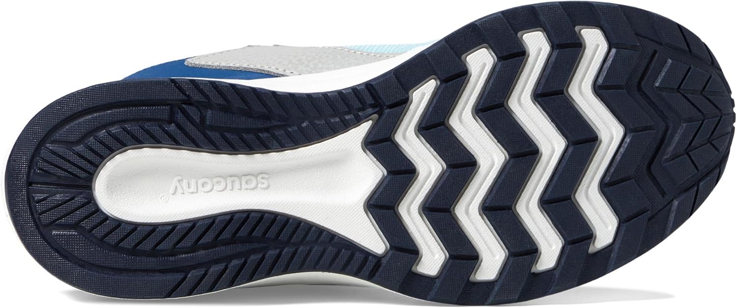 Детские кроссовки Saucony Cohesion с альтернативной застежкой для детей и подростков, синий/голубой/темно-синий — фото 3