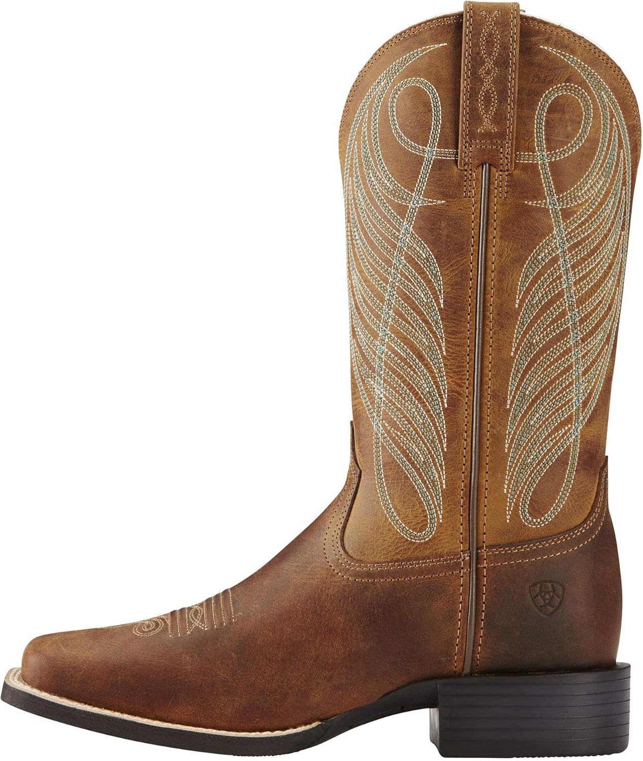 Унисекс детские сапоги ARIAT Hybrid Rancher с широким квадратным носком вестерн, коричневый — фото 2