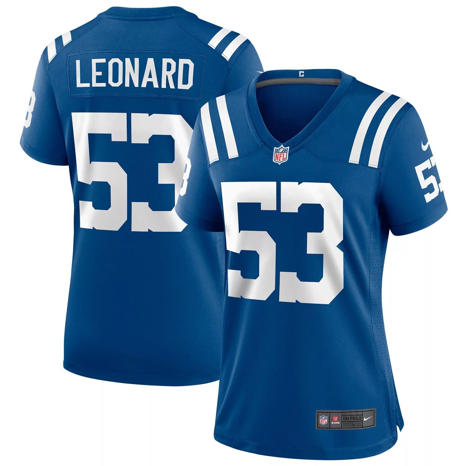 

Женское джерси Nike Shaquille Leonard Royal Indianapolis Colts Player Game Nike