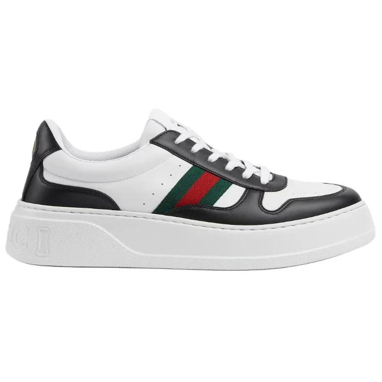 Кроссовки на платформе с веб-полосками GUCCI, Original Shoe Box Included — фото 3