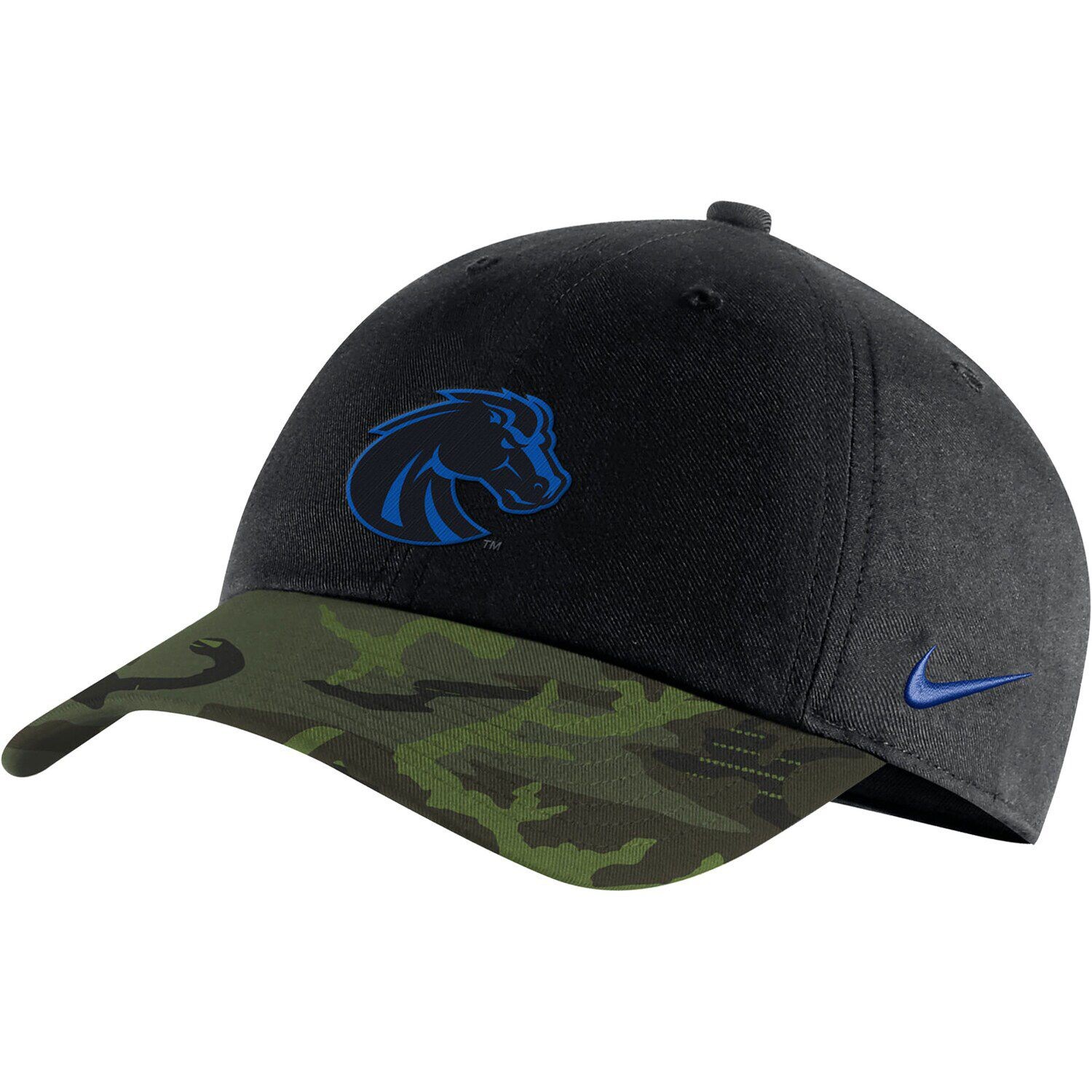 

Мужская регулируемая кепка Nike Black/Camo Boise State Broncos Veterans Day 2Tone Legacy91