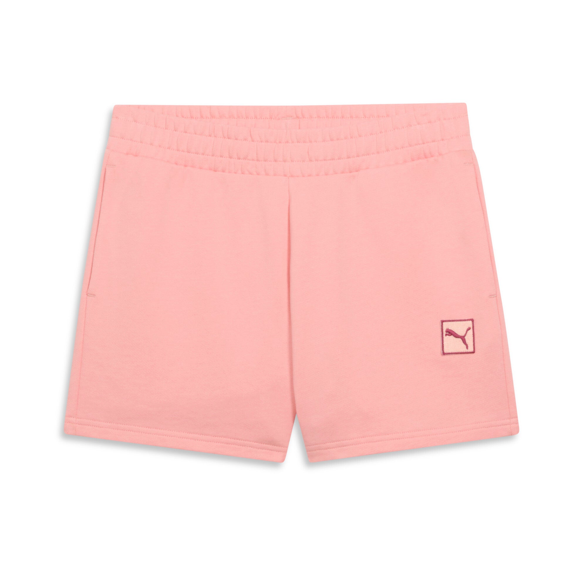 

Женские шорты PUMA ESS ELEVATED 5" средней посадки для женщин, цвет pink fruit