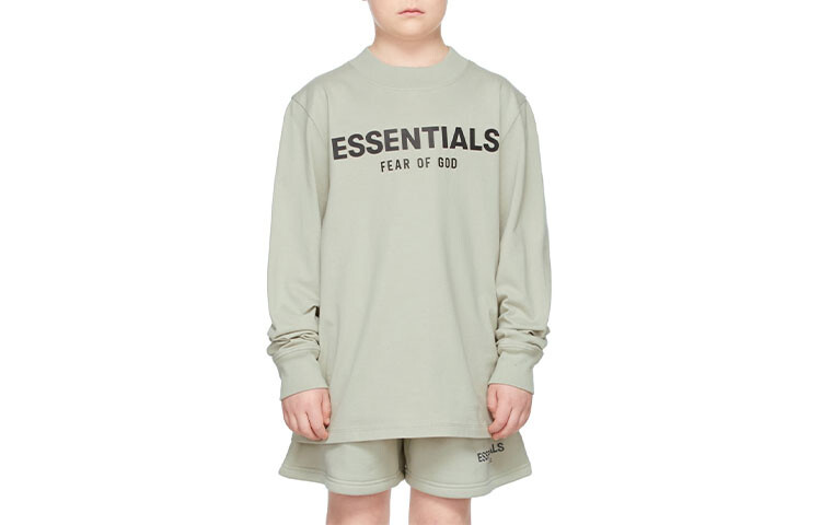 

Детская футболка Fear Of God Essentials, зеленый