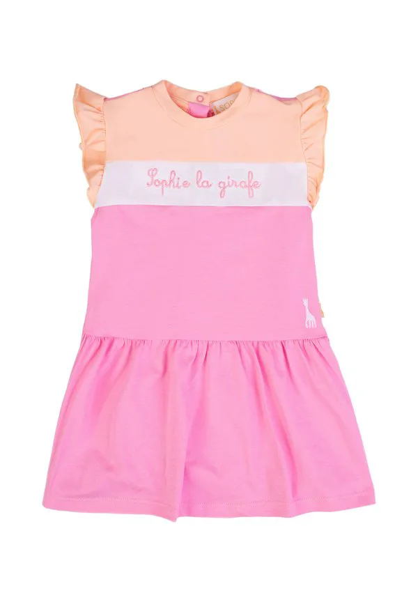 Трикотажное платье Sophie La Girafe, Pink Frosting