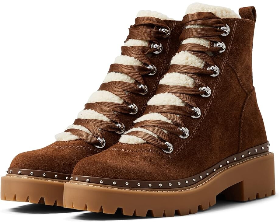

Ботинки Steve Madden Rainier Booties, цвет Cognac Suede