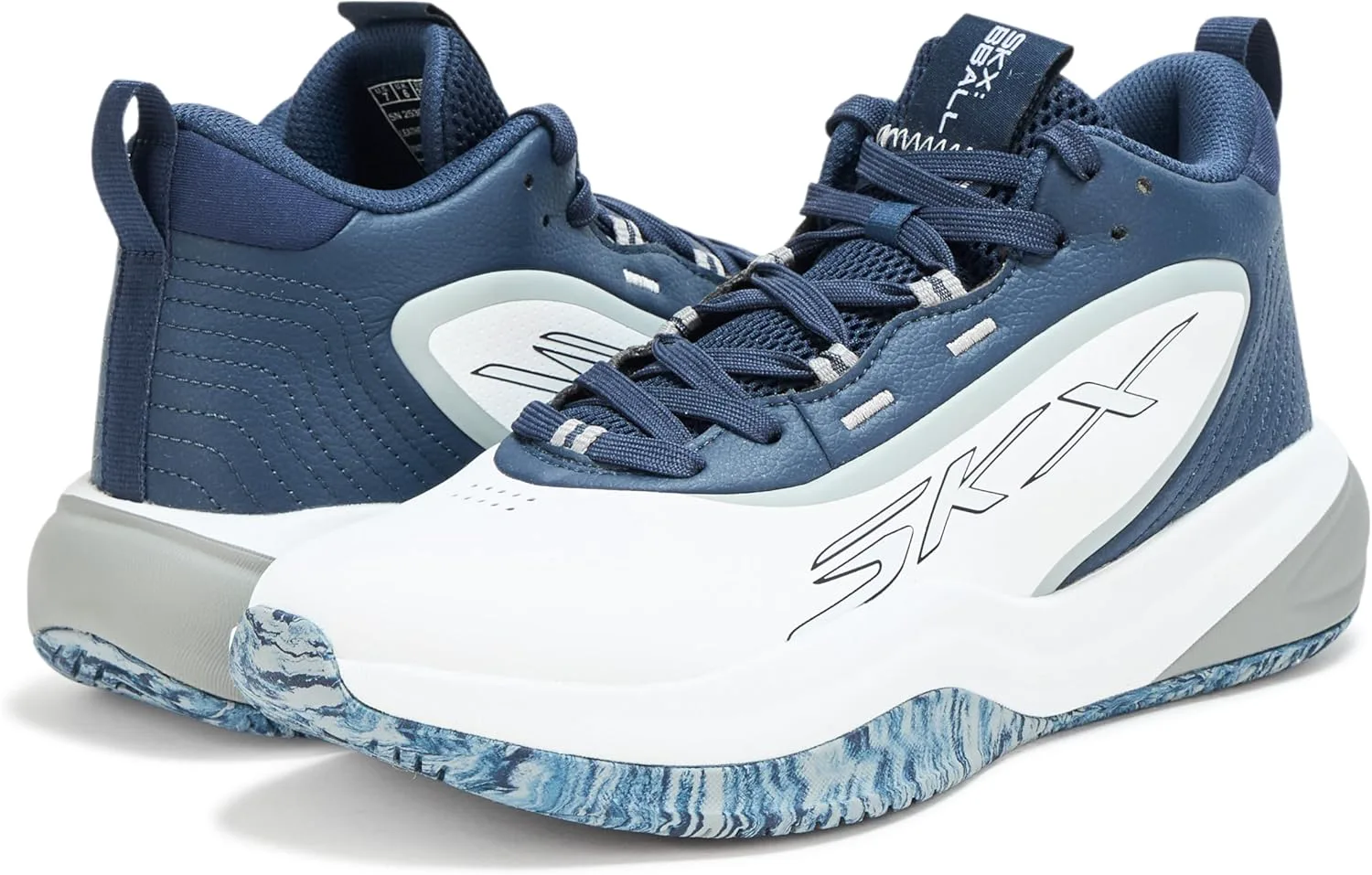 Мужские баскетбольные кроссовки Skechers SKX League, темно-синий — фото 3