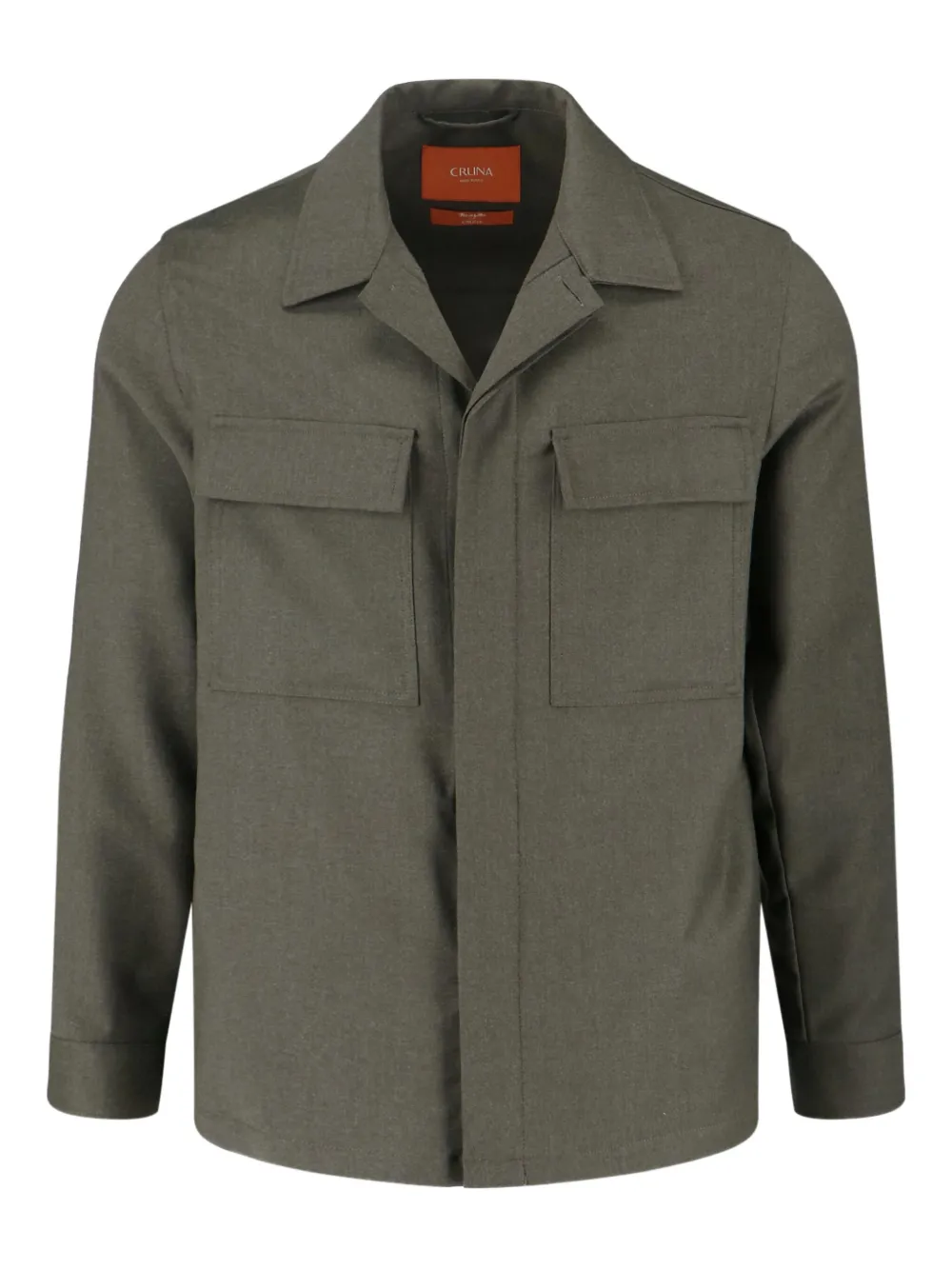 

Рубашка из чистой шерсти Cruna, зеленый