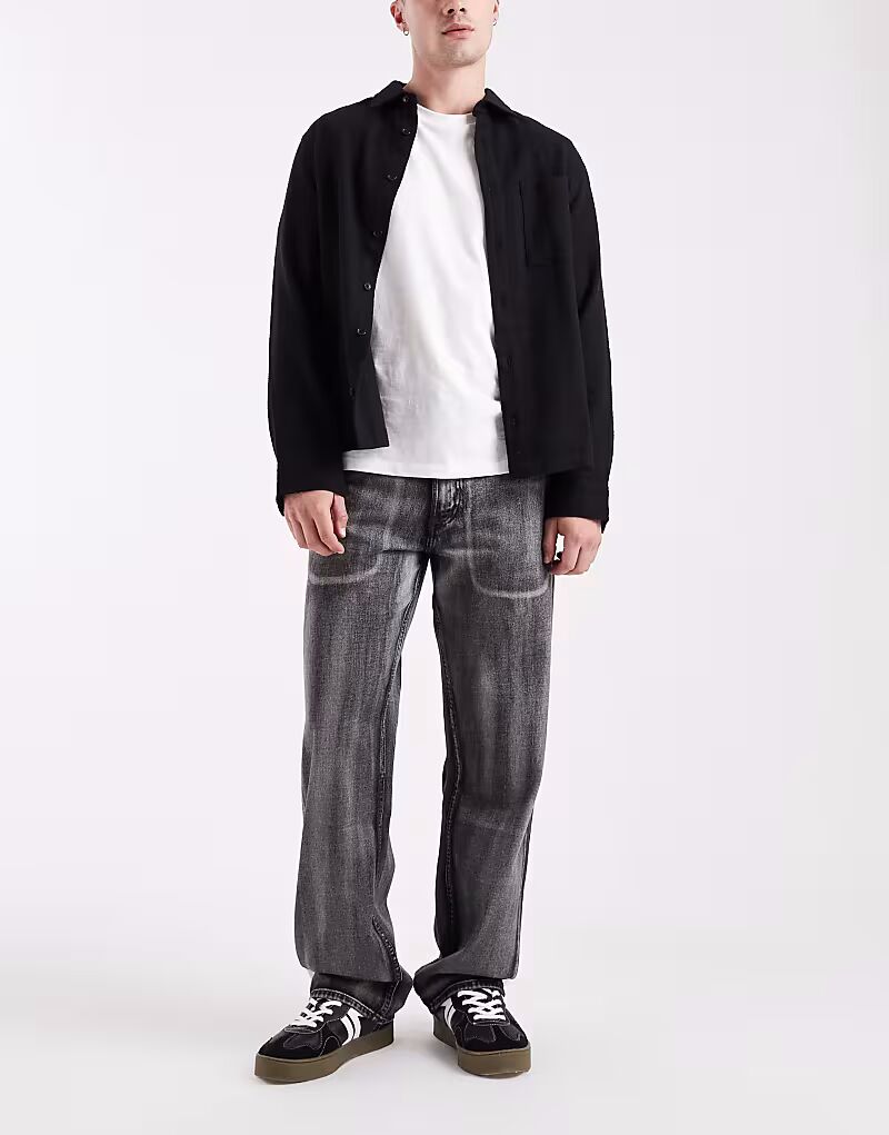 

Джинсы Jeans 90-х прямого кроя серого цвета Calvin Klein Jeans