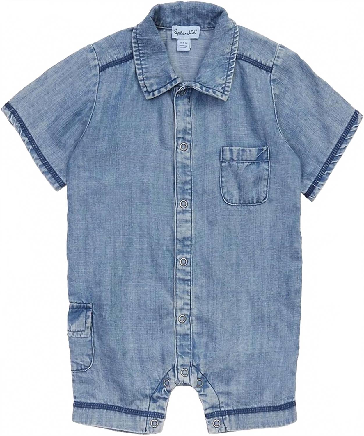 

Мальчиковый комбинезон Big Sur в индиго Splendid