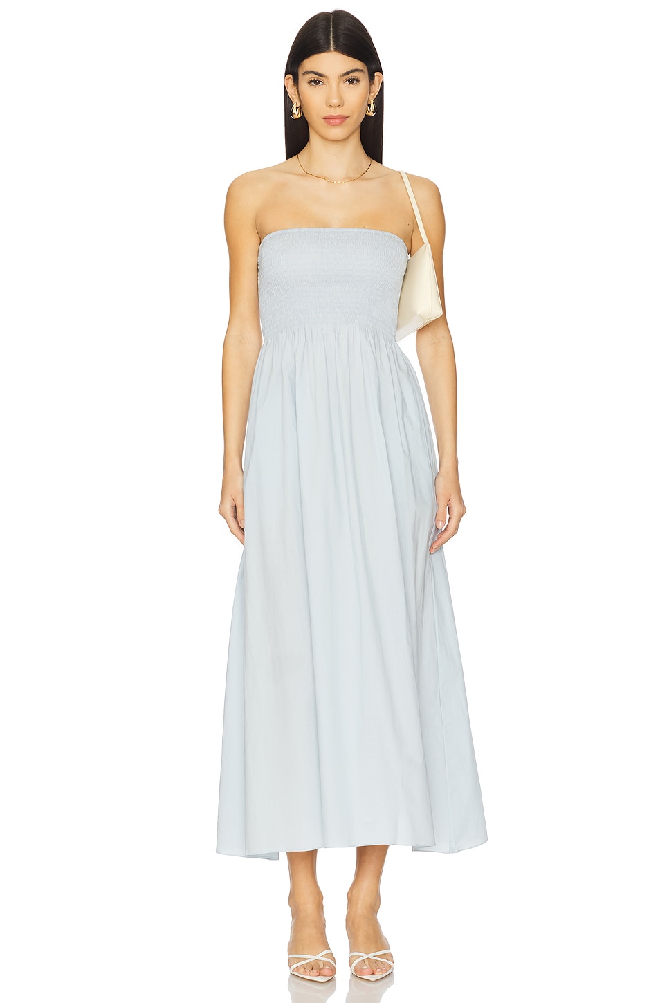 

X revolve миди-платье madella Faithfull The Brand, blue
