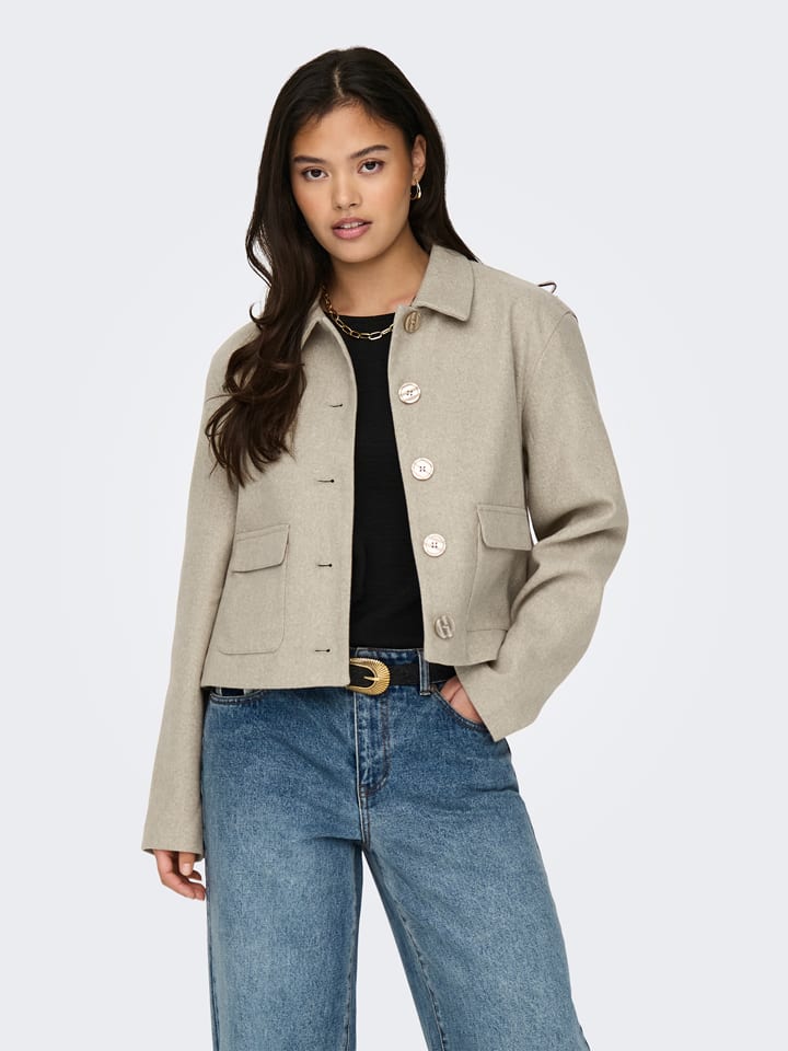 

JDY Куртка переходного цвета бежевого цвета