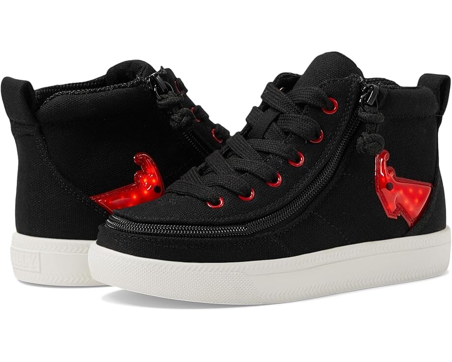 

Кроссовки BILLY Footwear Kids Toddler Pink/Blue Light Ups BILLY Classic D|R High, цвет Black/Red Light Ups