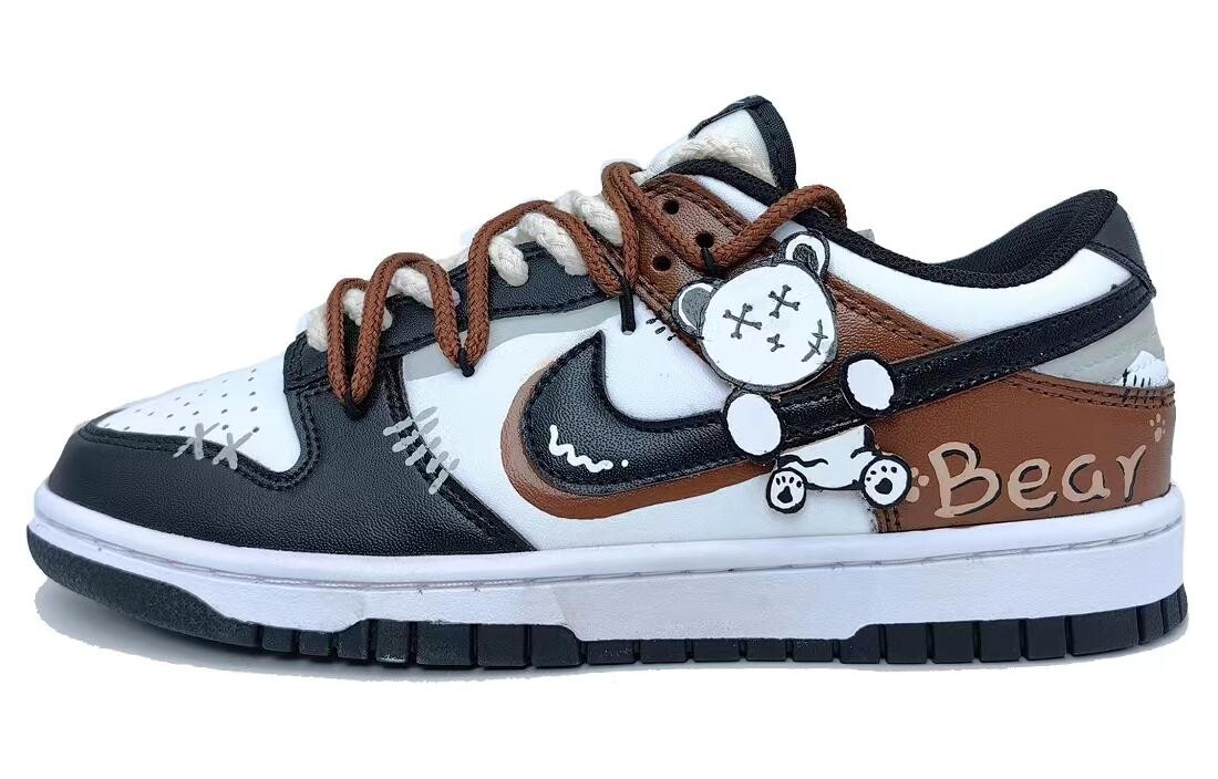 

Кроссовки Nike Dunk Skateboarding Shoes Men Low-top White, цвет Doll bears