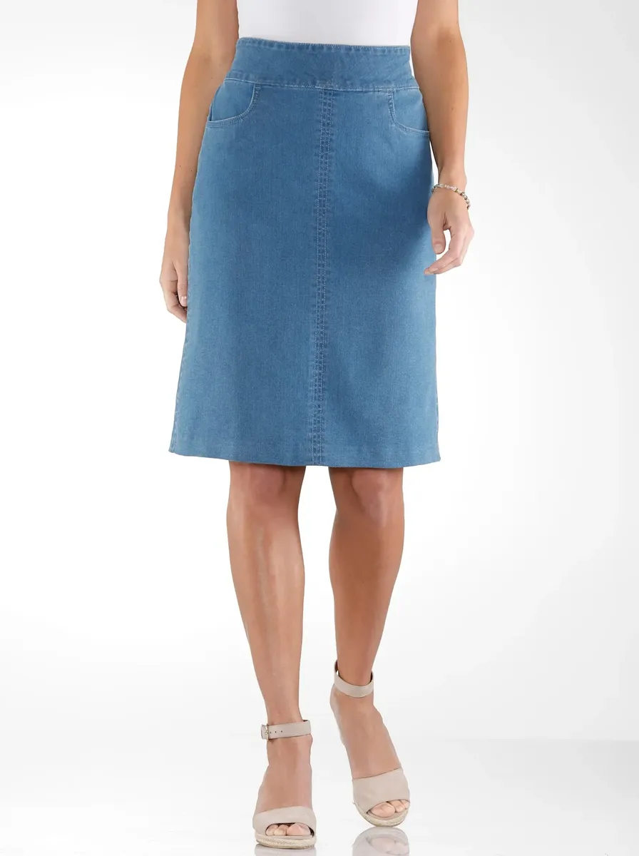 

Джинсовая юбка Classic Basics, цвет Blue-Bleached