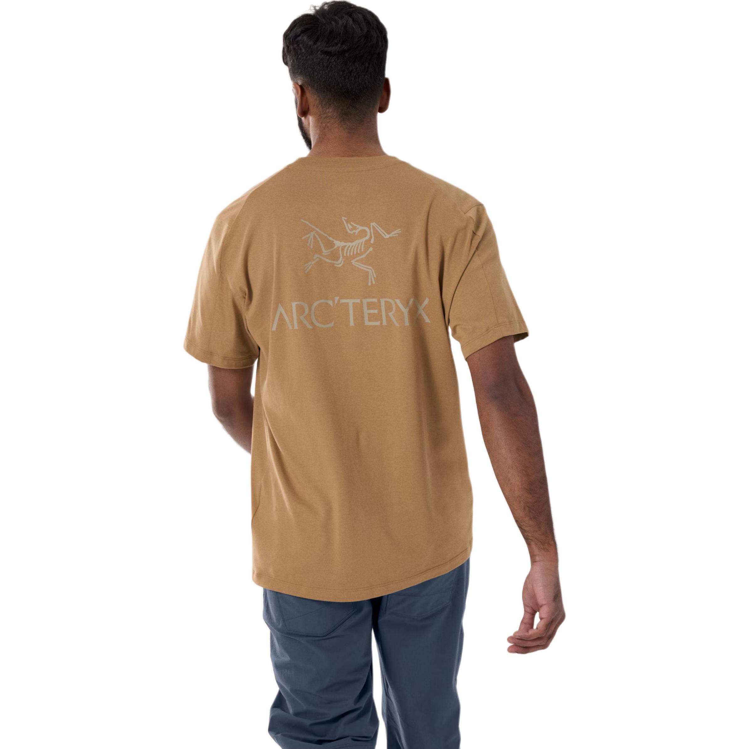 Футболка Arc'teryx Kragg Cotton Bird Word Arcteryx, коричневый — фото 4