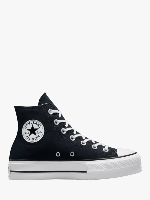Платформенные кроссовки Chuck Taylor All Star Lift Hi-Top Converse, Black/White