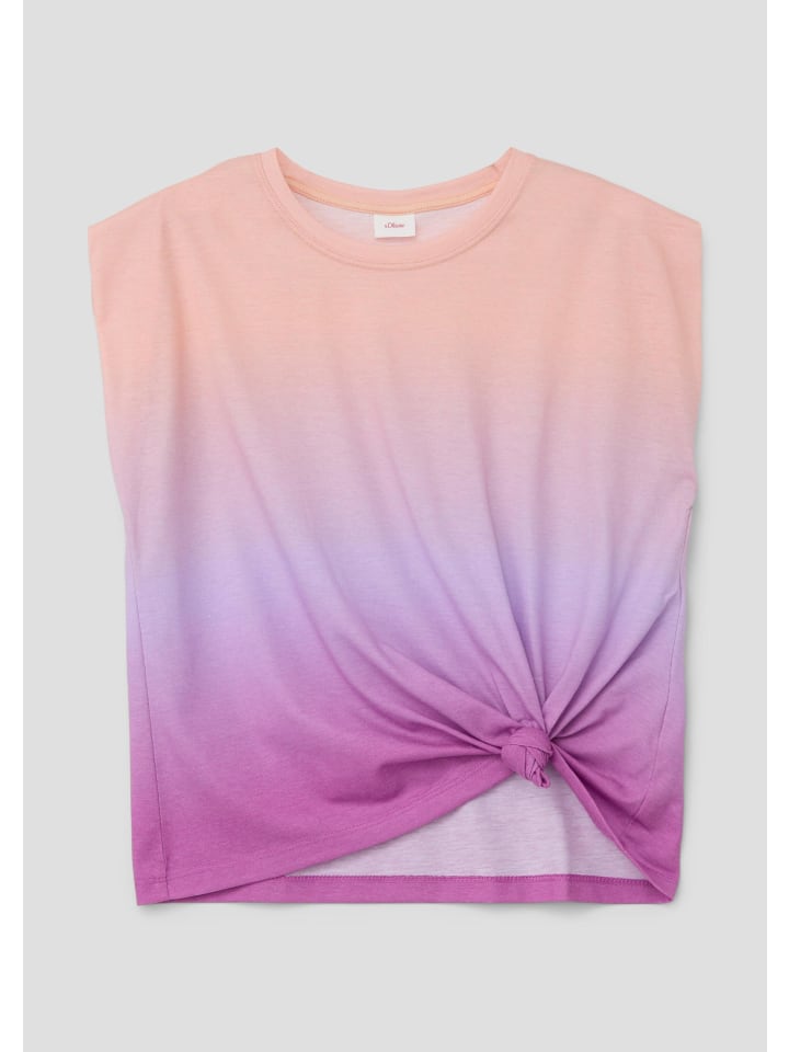 

s.Oliver Футболка цвета 47D1_лаванда, Хаки, s.Oliver Футболка цвета 47D1_лаванда