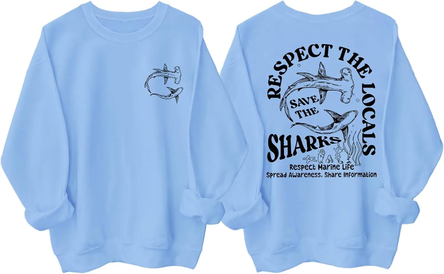 

Толстовка Shark Sweatshirt с принтом Whale Ocean