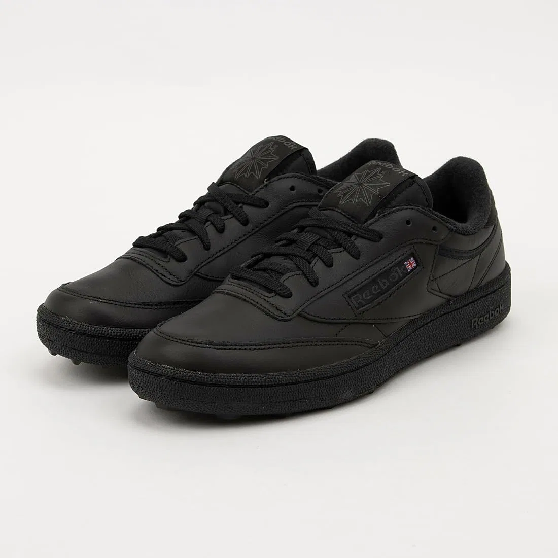 Мужские кроссовки для гольфа Reebok Club C, Black Grey 6 — фото 3