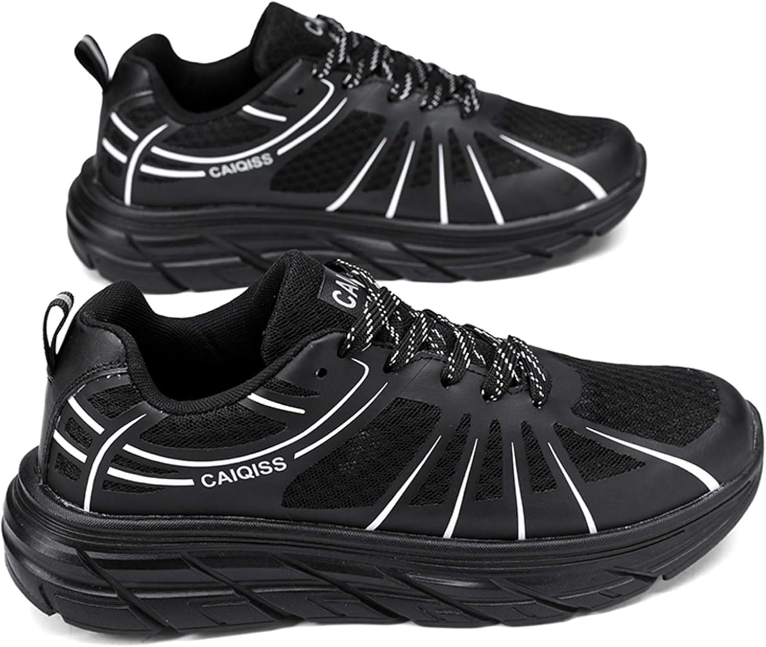 

Мужские и женские легкие кроссовки широкого фасона, классические повседневные модные дышащие баскетбольные кроссовки для улицы, командного спорта, тренировок, прочные кроссовки для путешествий и походов Wurmiuhd, черный