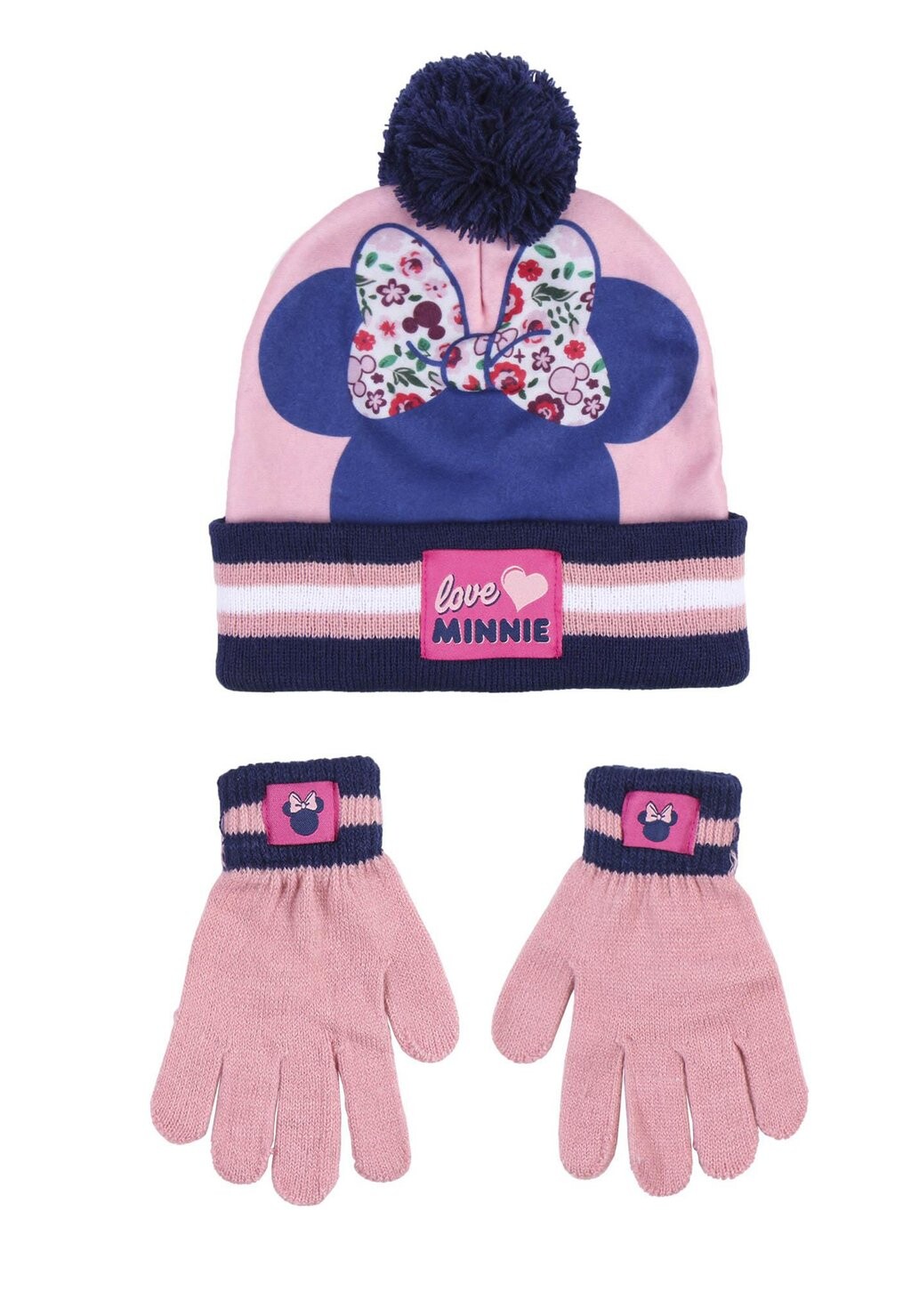

Шапка WINTER SET 2 TLG Mickey & Minnie, цвет rosa